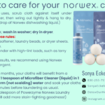 Norwex Cloth Care Instructions