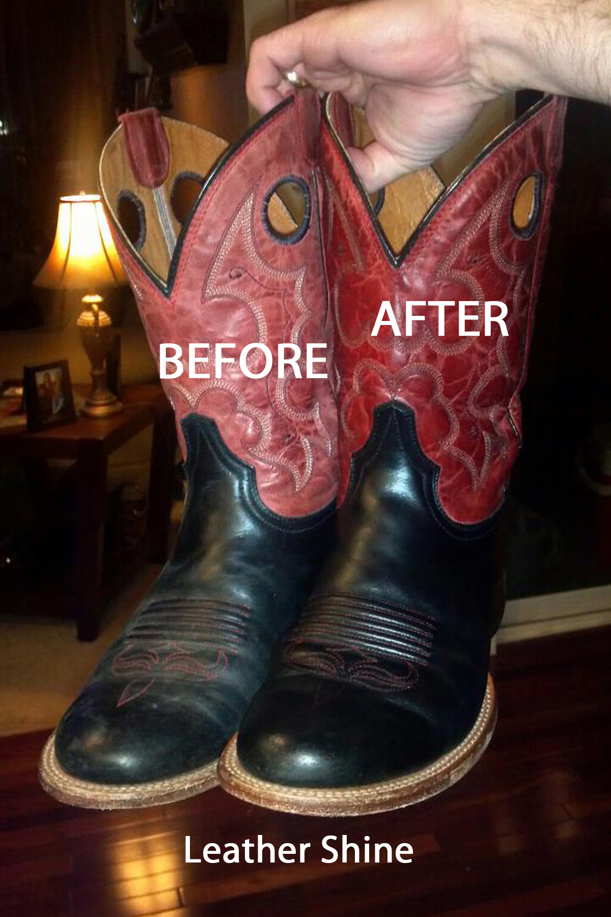 what to clean cowboy boots with