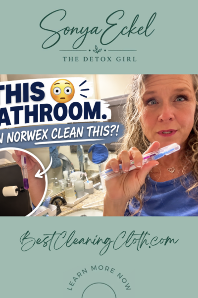 How to clean bathroom with Norwex