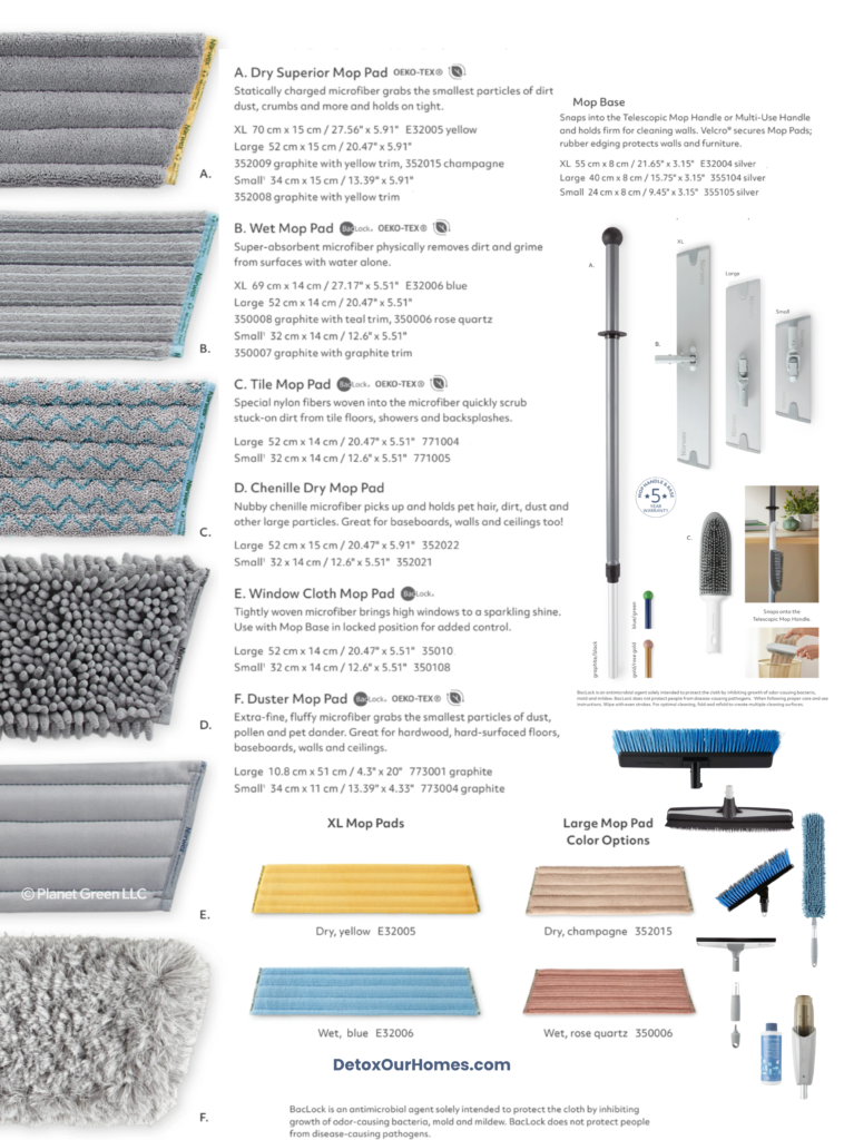 Which Norwex Mop Pad Should I choose- Moptions, colors, and sizes