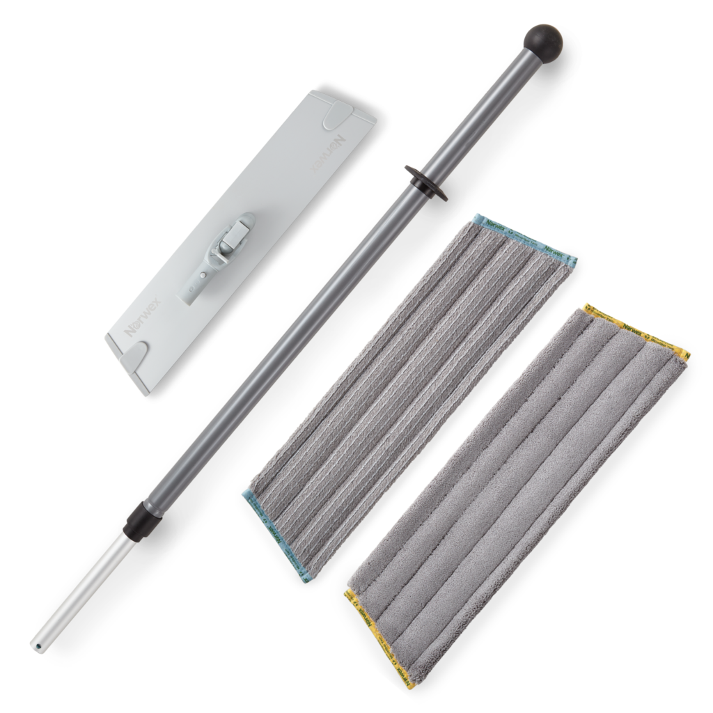 Norwex Mop Options Which Norwex Mop Pads Should I get - Standard Large Norwex Mop Gray/Black