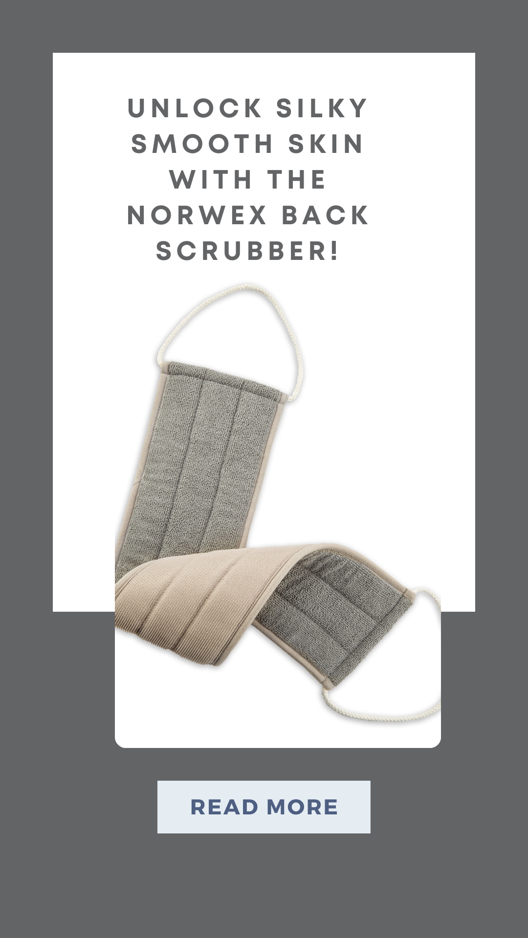 Unlock Silky Smooth Skin with the Norwex Back Scrubber