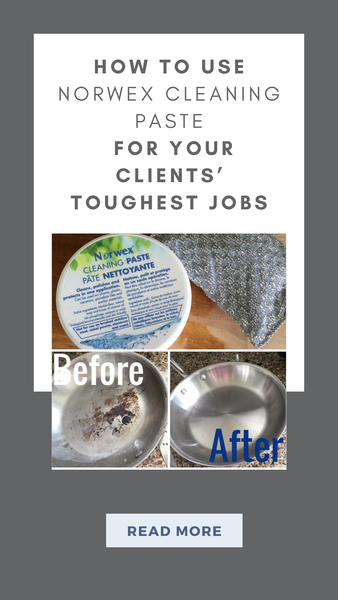How to Use Norwex Cleaning Paste for Your Clients’ Toughest Jobs