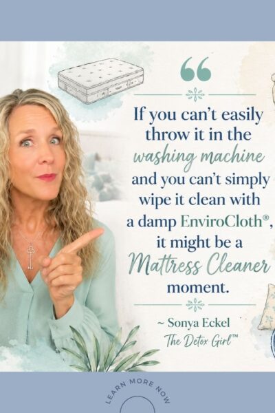 Might Be a Mattress Cleaner Moment - Sonya Eckel The Detox Girl