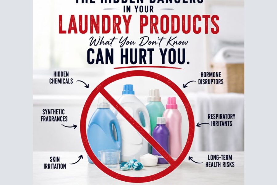 hidden chemicals in conventional laundry products