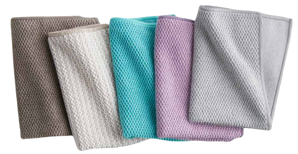 Norwex Kitchen Cloths Textured Weave Used For